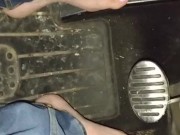 Playing in rain puddles barefoot in jeans then driving fast in the rain 14/16