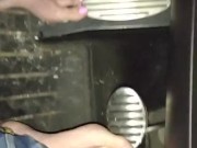 Playing in rain puddles barefoot in jeans then driving fast in the rain 5/16