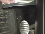 Playing in rain puddles barefoot in jeans then driving fast in the rain 7/16