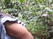 Desconocido me invita a fumar en el parque ARVI y termino follandome entre la naturaleza de Medellin 8/16