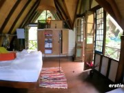 Ersties - Hot Brunette Takes You On a Sexy Tour Of Her Day 9/16