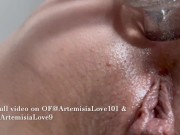 Horny Artemisia Love solo anal play Full video on OF@ArtemsiaLove101 & @ArtemisiaLove9 11/16