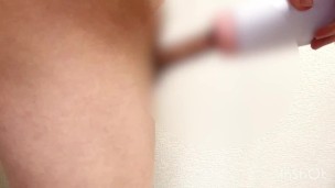 Asian male masturbation