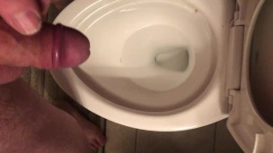 Small cock morning pee