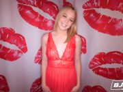 BJRAW Amateur blonde cutie Sophia Sterling gets picked up and throat fucked 3/16