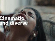 Insane group sex by Ariana Van X, Skye Blue and more! | A Taste Of Kunst on Lust Cinema by ErikaLust 1/16