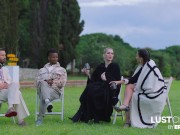 Insane group sex by Ariana Van X, Skye Blue and more! | A Taste Of Kunst on Lust Cinema by ErikaLust 2/16