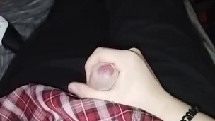 Femboy playing with himself