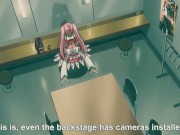 Pink Haired Virgin Girl with Big Tits Fucks Doggystyle 1/16