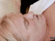 DADDY4K. Man satisfies son's tiny bride Kenzie Reeves before groom finally catches them 9/16