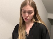 Bred a girl for a blowjob in the entrance - Arisha_Mills 16/16