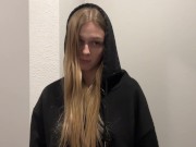 Bred a girl for a blowjob in the entrance - Arisha_Mills 3/16