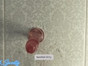 JOI - Mister needs to wash his dirty dick, I do it only in gloves 16/16