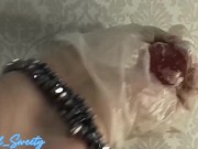 JOI - Mister needs to wash his dirty dick, I do it only in gloves 8/16