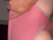 Bella Reverse Cowgirl Homemade pink panties 7/16