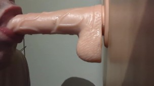 Straight boy sucks big cock