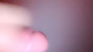 Horny teen wanking