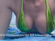 Artemisia Love and her big tits hanging out @ the beach OF@ArtemisiaLove101  X&IG @ArtemisiaLove9 10/16