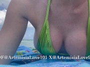 Artemisia Love and her big tits hanging out @ the beach OF@ArtemisiaLove101  X&IG @ArtemisiaLove9 11/16
