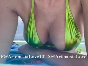 Artemisia Love and her big tits hanging out @ the beach OF@ArtemisiaLove101  X&IG @ArtemisiaLove9 2/16