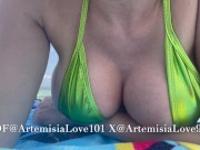 Artemisia Love and her big tits hanging out @ the beach OF@ArtemisiaLove101  X&IG @ArtemisiaLove9 5/16
