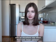 Neighbor wanted sex and the condom lost in her pussy 3/16