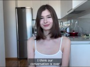 Neighbor wanted sex and the condom lost in her pussy 7/16