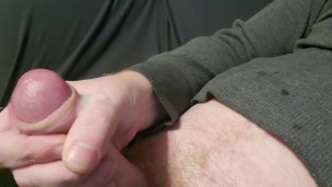 Jerking off on the couch