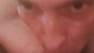 Sucking my cock again