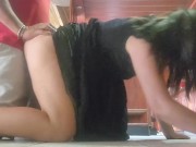 Fucking my stepmom doggystyle on the kitchen floor 10/16