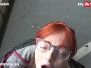 MyDirtyHobby - Awesome Iva_Sonnenschein gets sprayed with cum in public 16/16