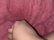 Squirting on my 8 inch dildo - masturbation - solo female - amateur 15/16