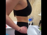 I fuck my neighbor's whore wife with cancer and pour her big tits with cum while my husband is at wo 3/16