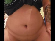 Sexy girl riding  dildo body shaking orgasm 3/16