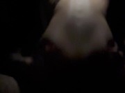 Rough car sex and spanking