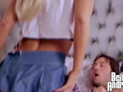 Lucky Dude Gets Pegged By MILF Strap on 7/16