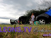 Backstage of No Panties No Underwear Sexy and Hot Try on Models with lots of Pussy and Bare Ass Under their Mini Short Skirts 1/16