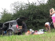 Backstage of No Panties No Underwear Sexy and Hot Try on Models with lots of Pussy and Bare Ass Under their Mini Short Skirts 13/16