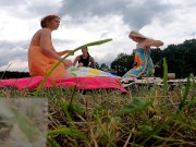 Backstage of No Panties No Underwear Sexy and Hot Try on Models with lots of Pussy and Bare Ass Under their Mini Short Skirts 14/16