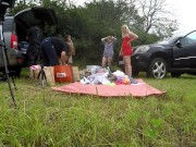 Backstage of No Panties No Underwear Sexy and Hot Try on Models with lots of Pussy and Bare Ass Under their Mini Short Skirts 9/16