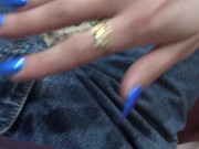 Amateur Angel Windell oral fun, then orgasms while getting fucked POV 9/16