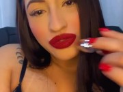 Latina Rabuda morena gostosa brincando com plug anal 11/16