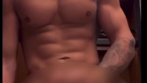 Hot man jerk off his big Dick while talking dirty