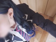 💙【aliceholic13】School uniform cosplaying raw sex video 11/16