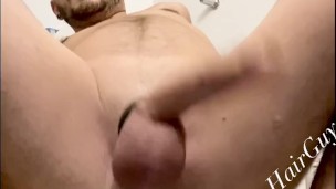 Hot guys big white cock spins in your face as roses a big dildo on repeat