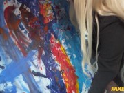 Fake Taxi Bibi Bugatti looks like a life size sex doll in this video 1/16