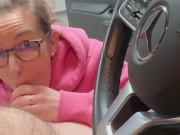 I suck him in his truck before he leaves for work 4/16