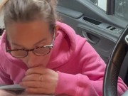 I suck him in his truck before he leaves for work 6/16