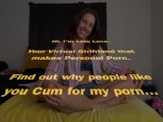 Big boobs babe in bra & panties chats with hubby about behind the scenes candid life updates before porn video - Lelu Love 16/16