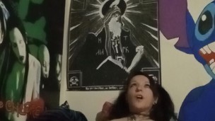 Her butthole pulsates as she cums